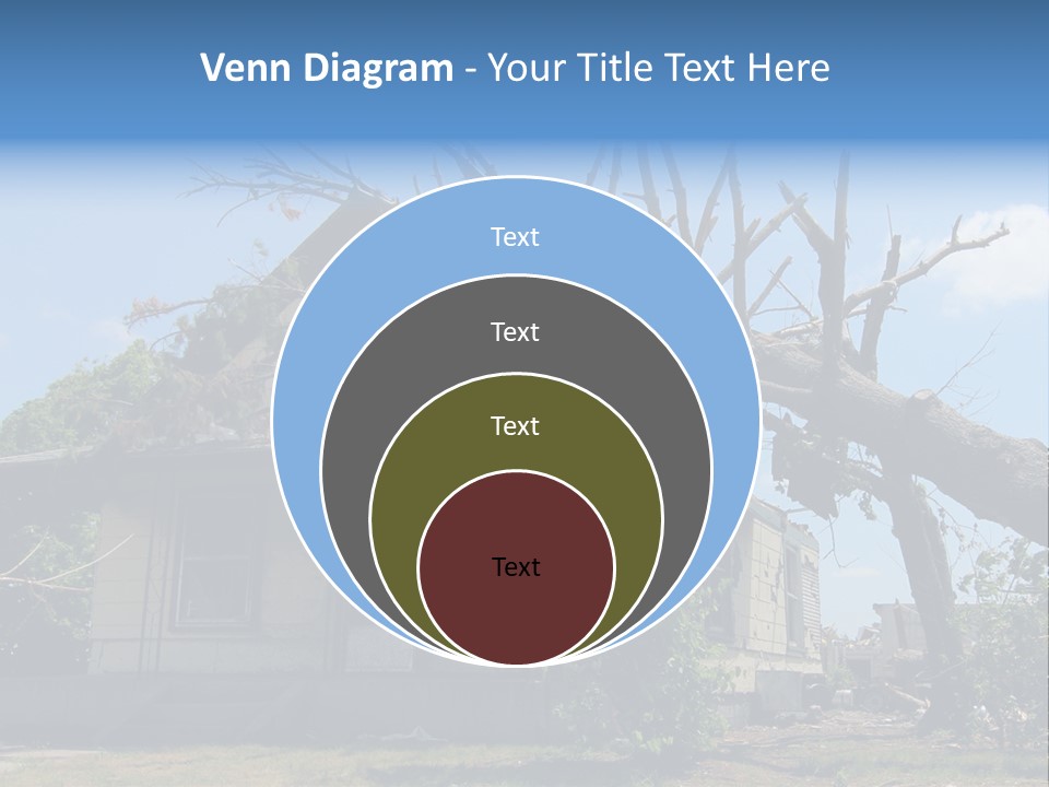 Rain Natural Ruined PowerPoint Template