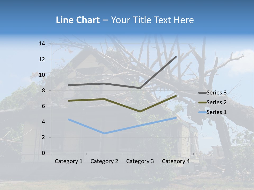 Rain Natural Ruined PowerPoint Template