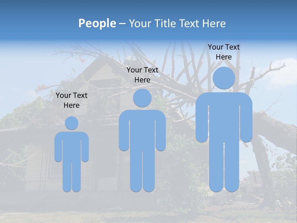 Rain Natural Ruined PowerPoint Template