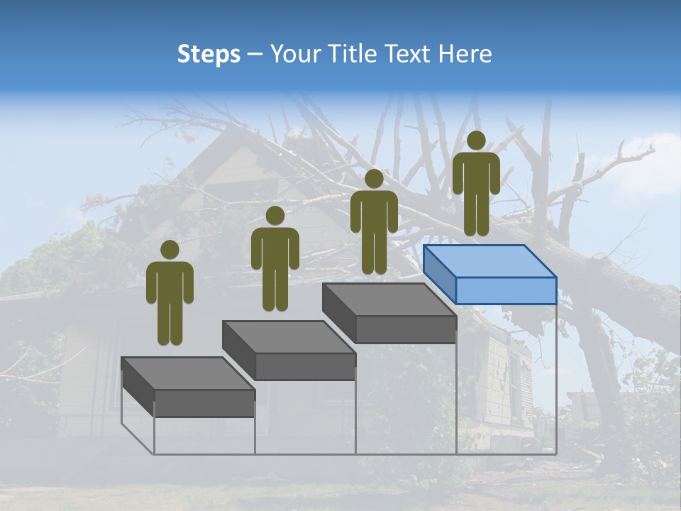 Rain Natural Ruined PowerPoint Template