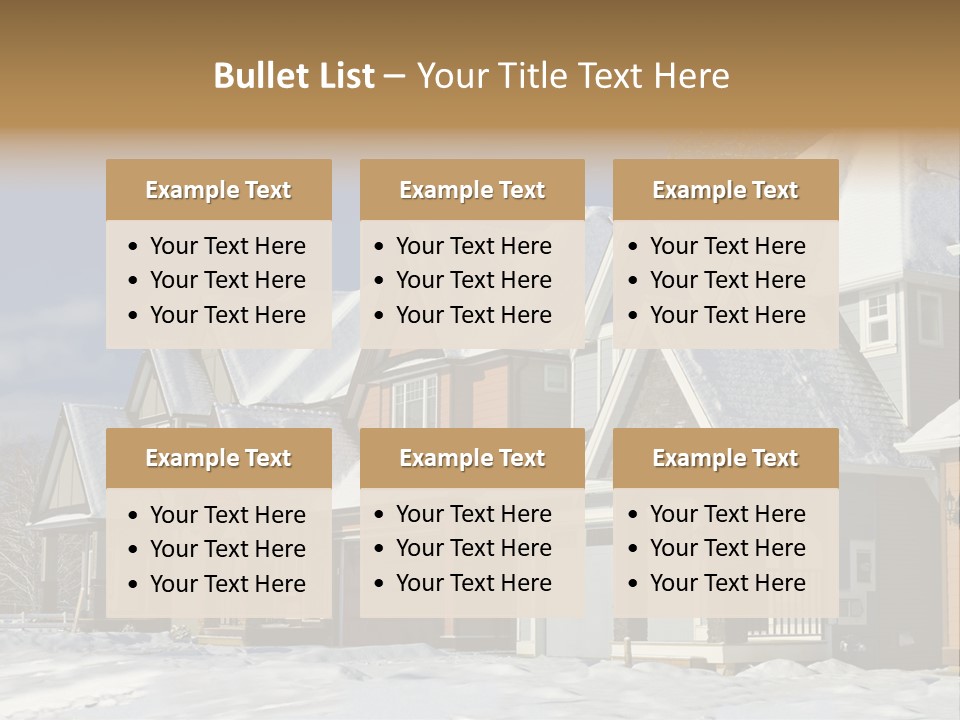 Neighborhood Dwelling Investment PowerPoint Template