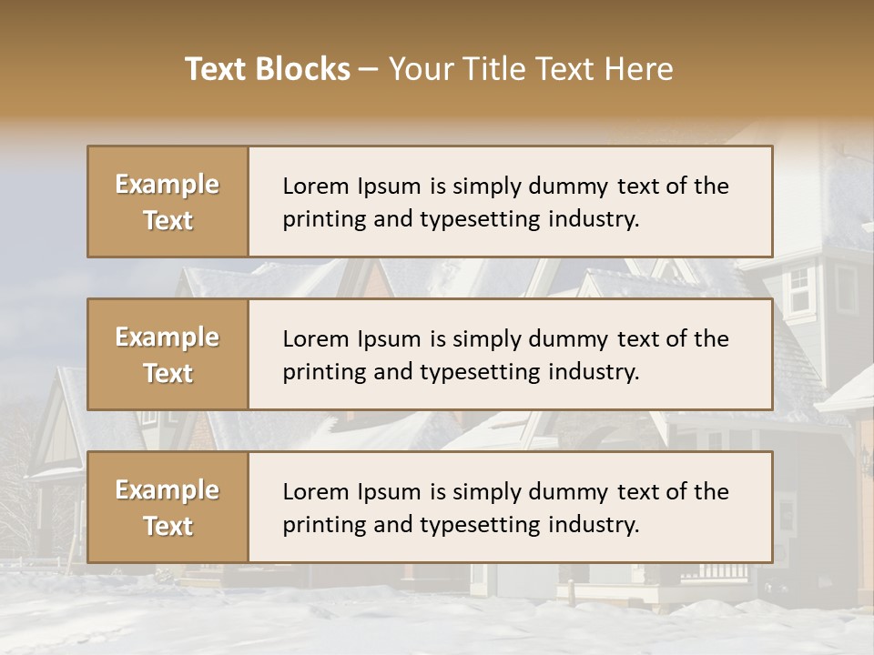 Neighborhood Dwelling Investment PowerPoint Template