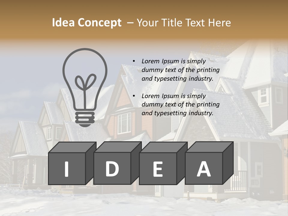 Neighborhood Dwelling Investment PowerPoint Template