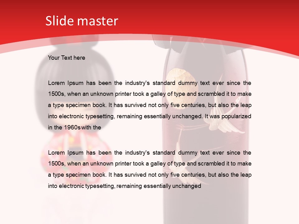 Touristic Asia Kimono PowerPoint Template