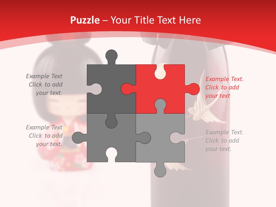 Touristic Asia Kimono PowerPoint Template