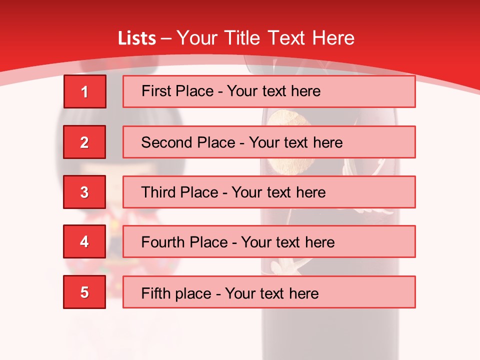 Touristic Asia Kimono PowerPoint Template