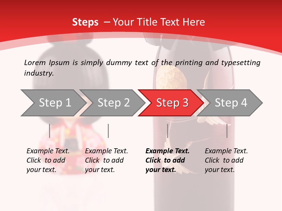 Touristic Asia Kimono PowerPoint Template