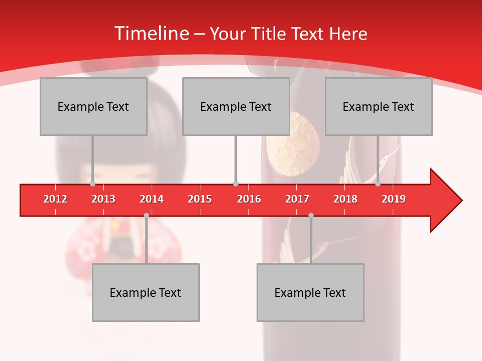 Touristic Asia Kimono PowerPoint Template