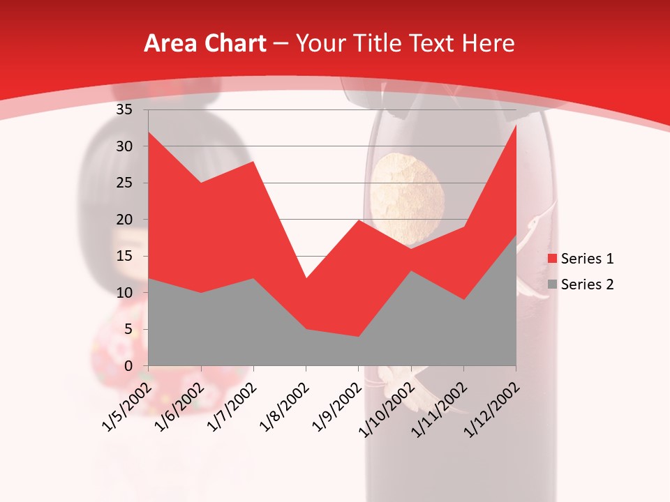 Touristic Asia Kimono PowerPoint Template