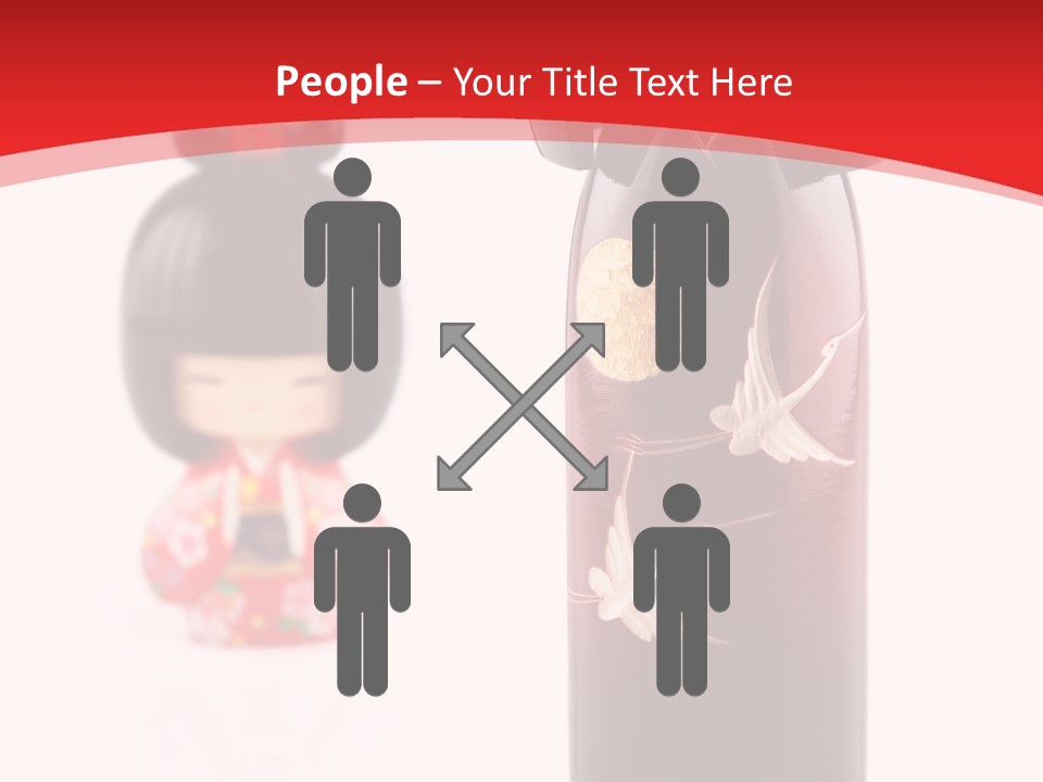 Touristic Asia Kimono PowerPoint Template