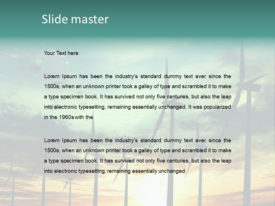 Warming Protected Sustainable PowerPoint Template
