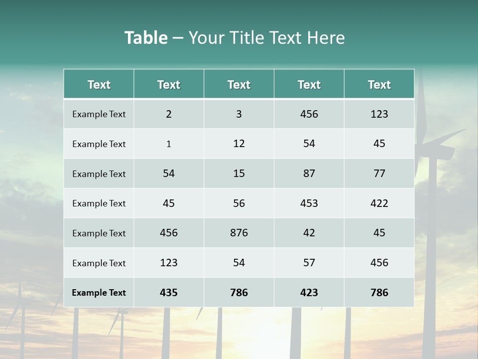 Warming Protected Sustainable PowerPoint Template