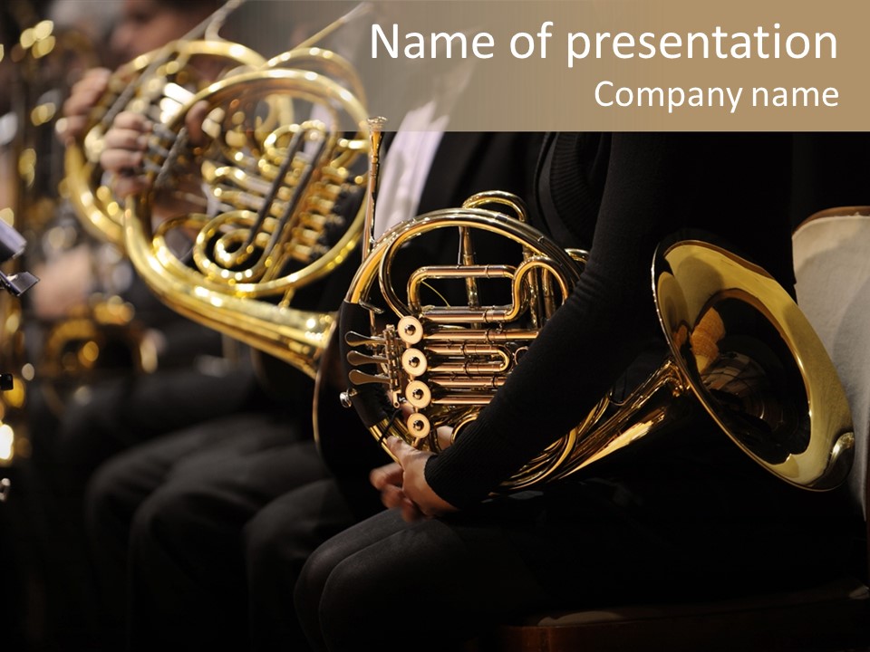 Excellent Professional Occupation Tune PowerPoint Template