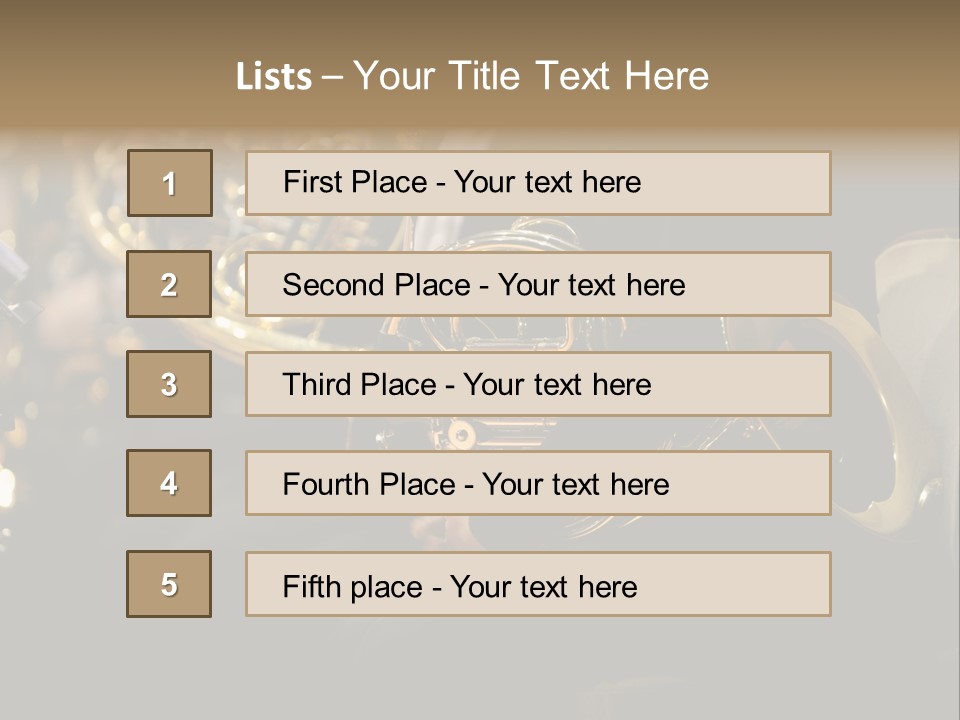 Excellent Professional Occupation Tune PowerPoint Template