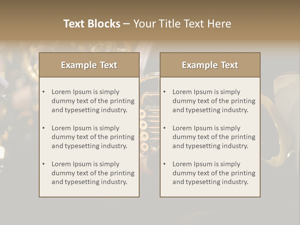 Excellent Professional Occupation Tune PowerPoint Template