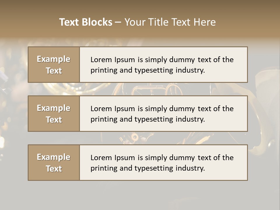 Excellent Professional Occupation Tune PowerPoint Template