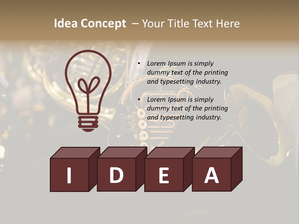 Excellent Professional Occupation Tune PowerPoint Template