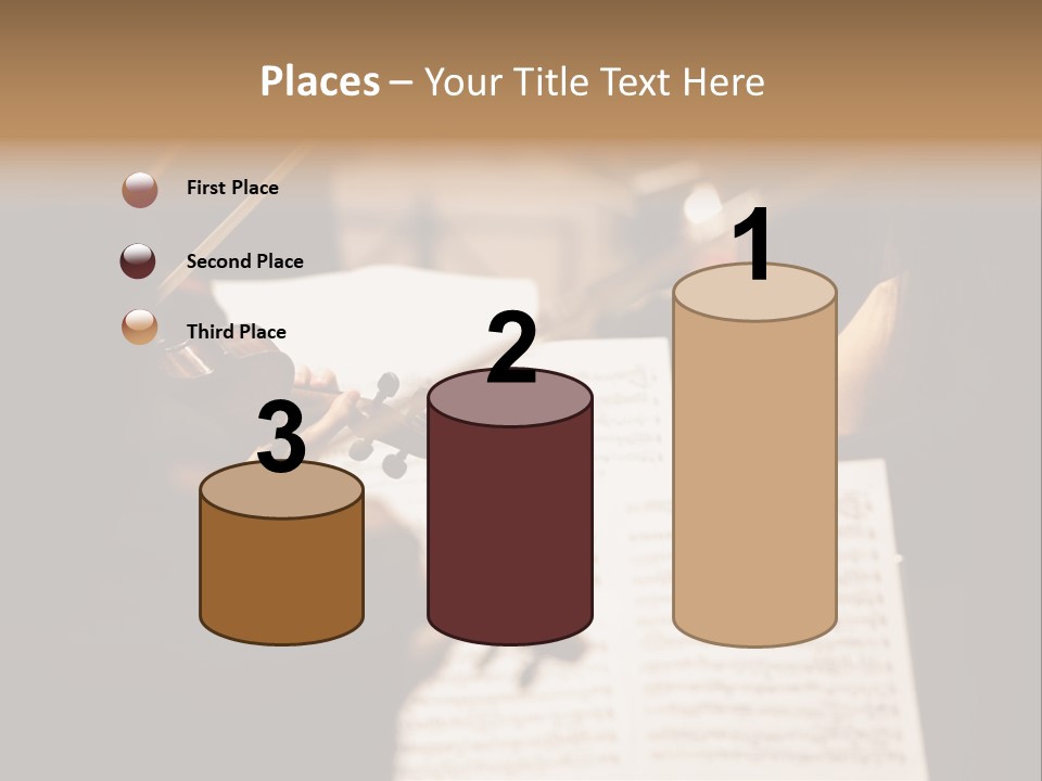 Professional Occupation Violinist Classical Concert PowerPoint Template