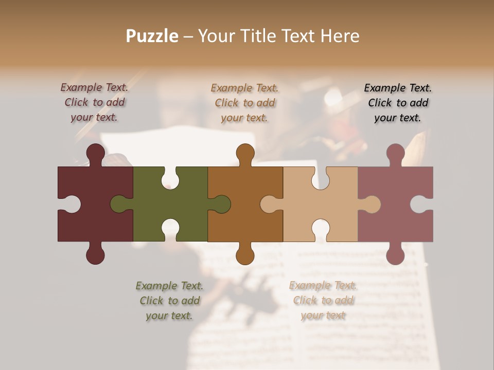 Professional Occupation Violinist Classical Concert PowerPoint Template