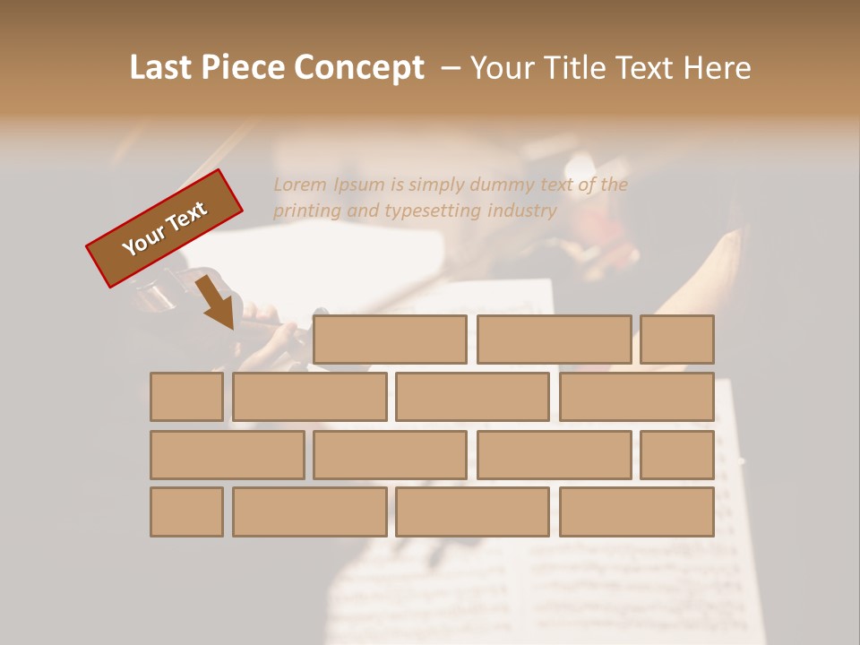 Professional Occupation Violinist Classical Concert PowerPoint Template