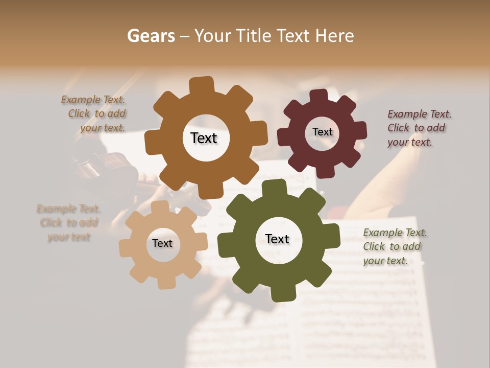 Professional Occupation Violinist Classical Concert PowerPoint Template