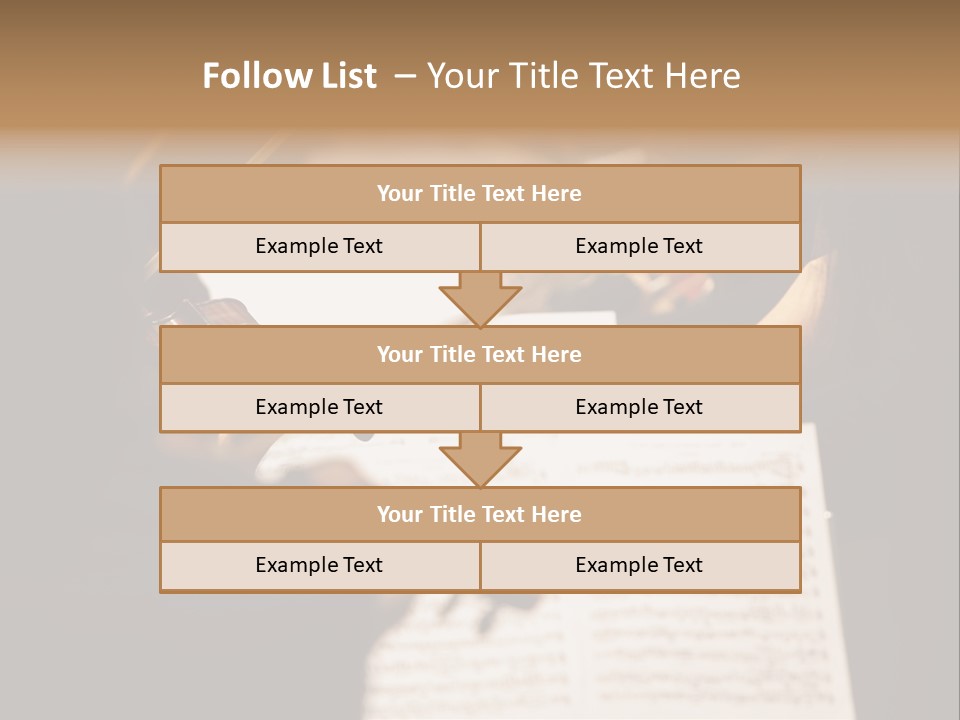 Professional Occupation Violinist Classical Concert PowerPoint Template