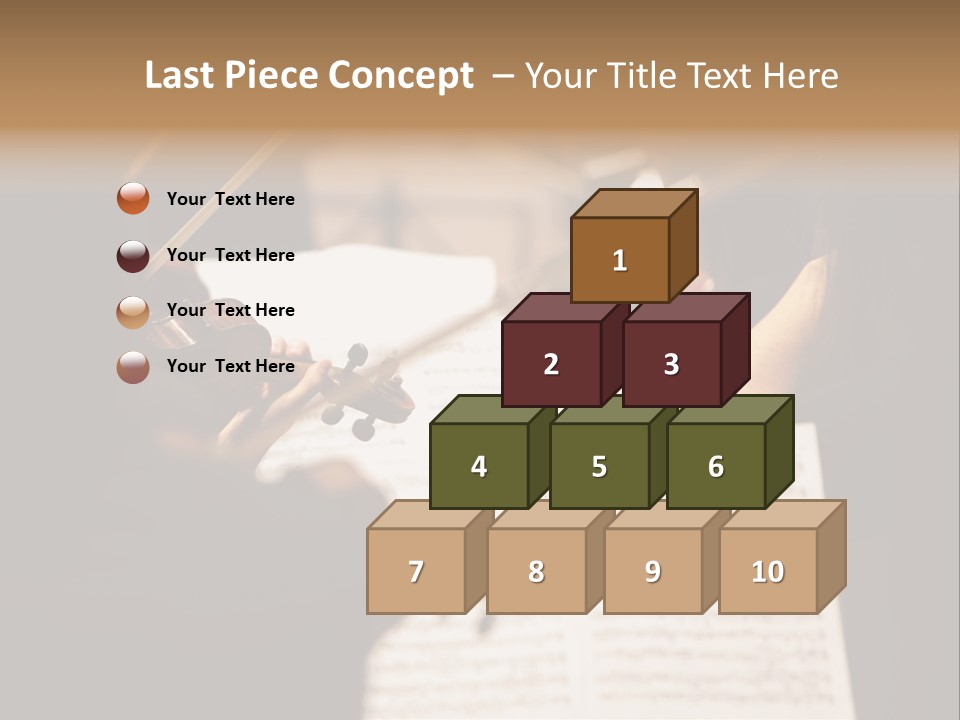 Professional Occupation Violinist Classical Concert PowerPoint Template