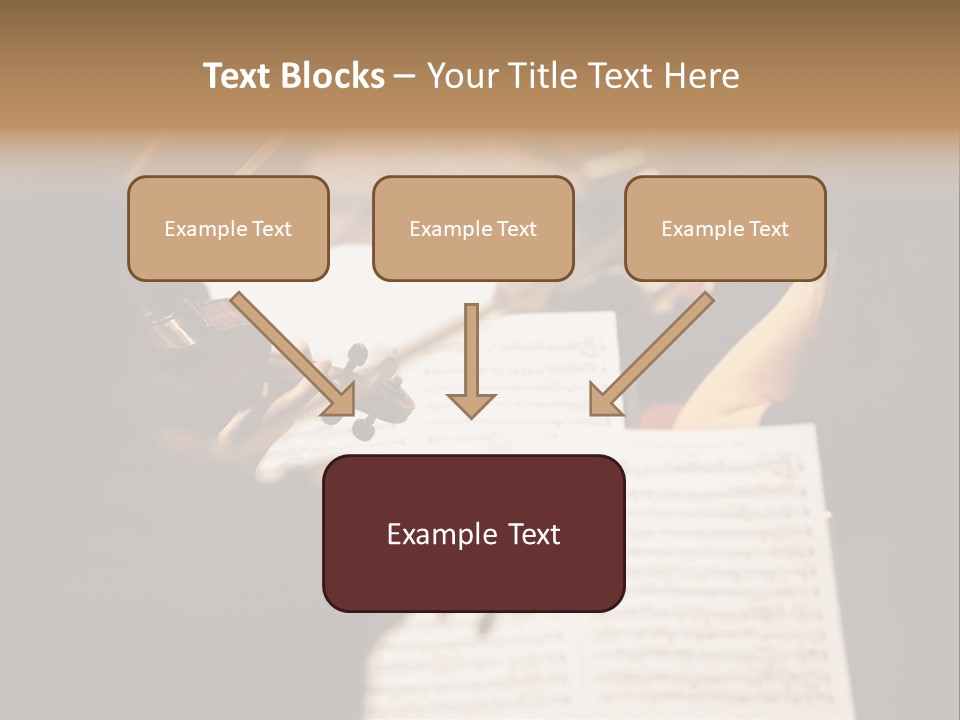 Professional Occupation Violinist Classical Concert PowerPoint Template