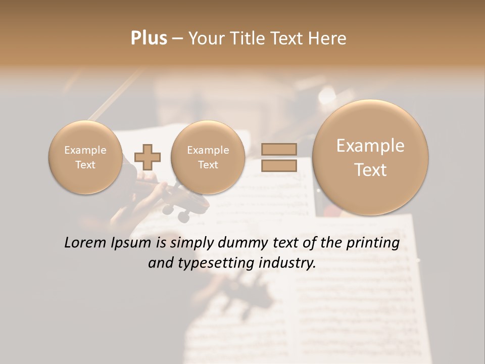 Professional Occupation Violinist Classical Concert PowerPoint Template