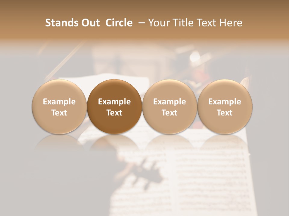 Professional Occupation Violinist Classical Concert PowerPoint Template