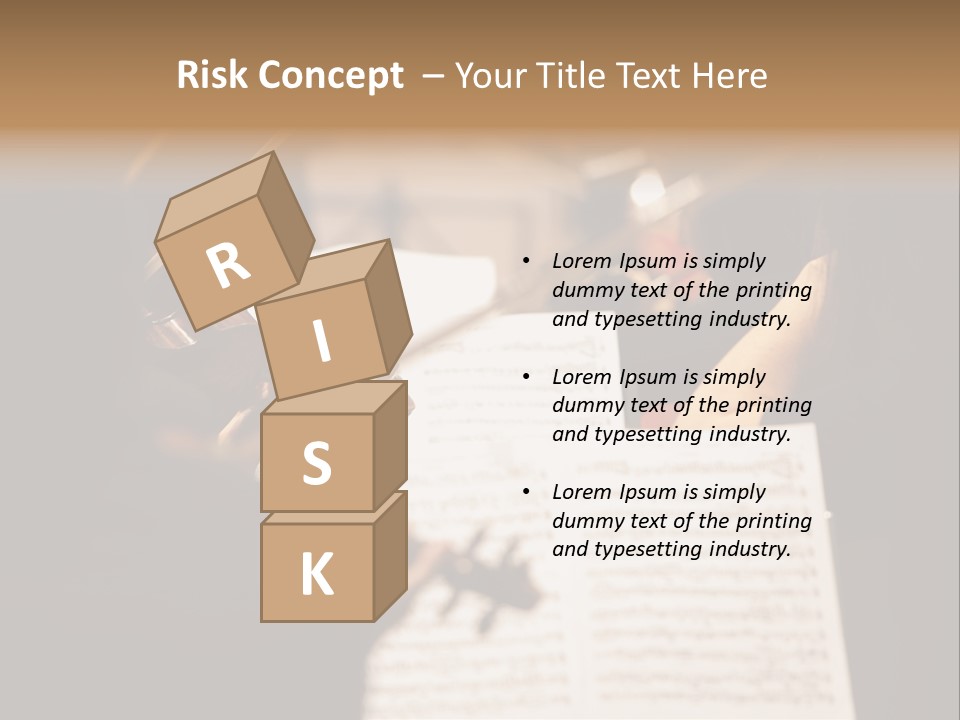 Professional Occupation Violinist Classical Concert PowerPoint Template