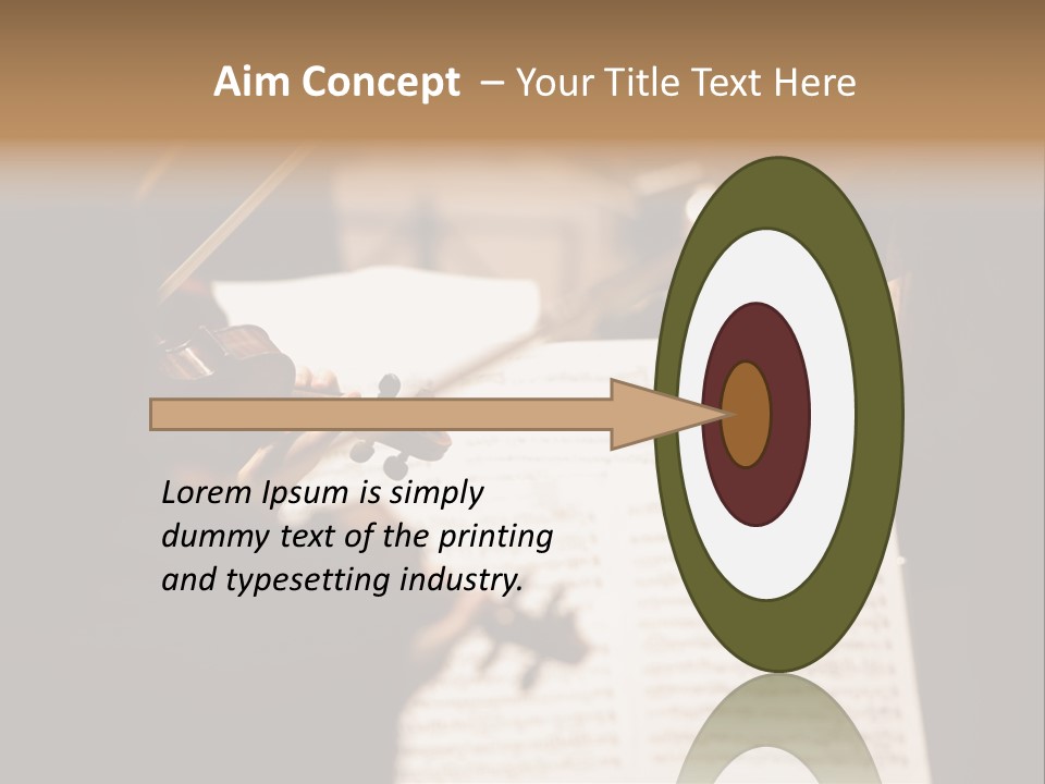 Professional Occupation Violinist Classical Concert PowerPoint Template