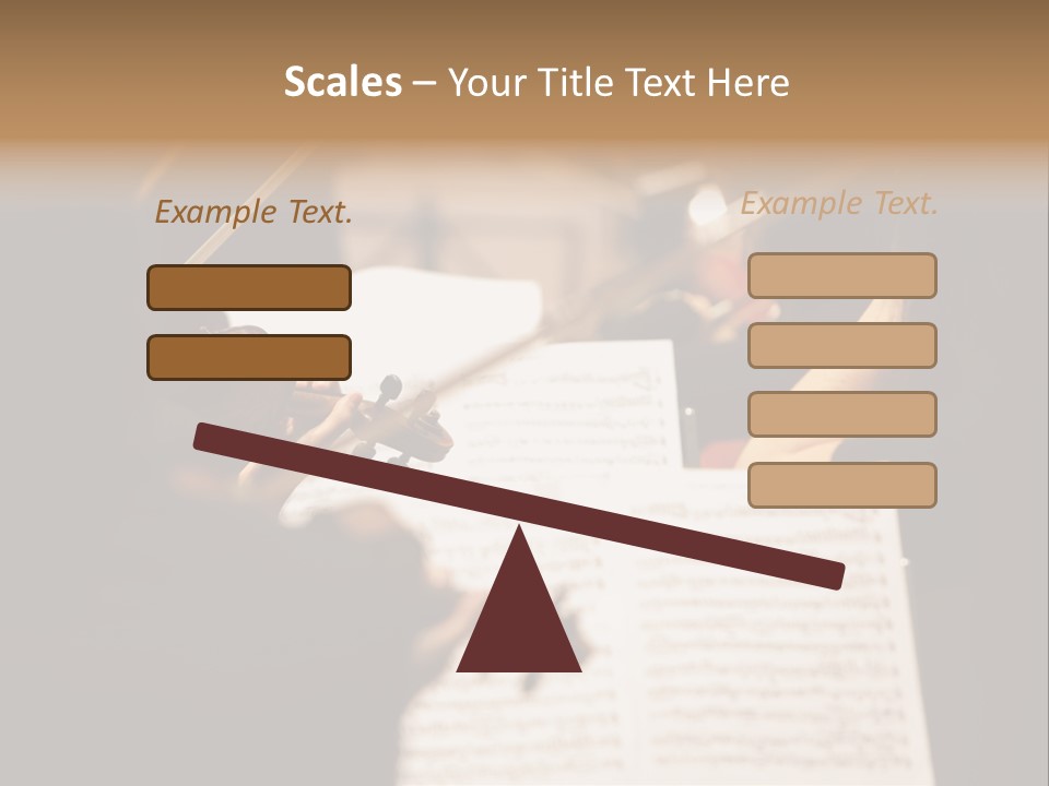 Professional Occupation Violinist Classical Concert PowerPoint Template