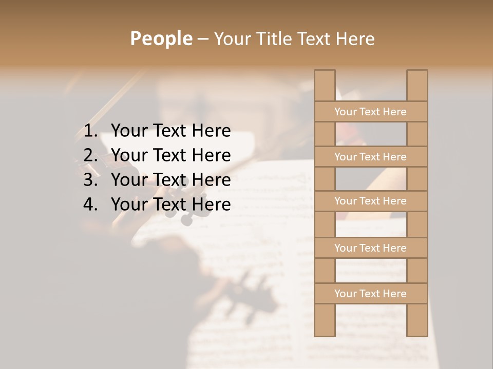 Professional Occupation Violinist Classical Concert PowerPoint Template