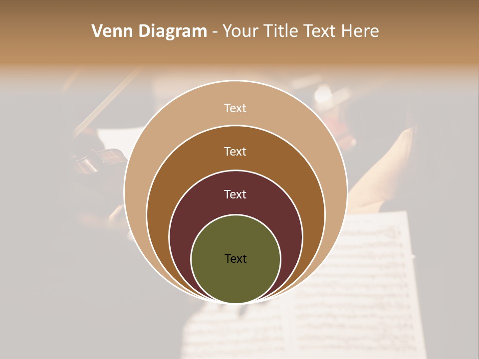 Professional Occupation Violinist Classical Concert PowerPoint Template