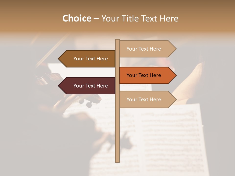 Professional Occupation Violinist Classical Concert PowerPoint Template