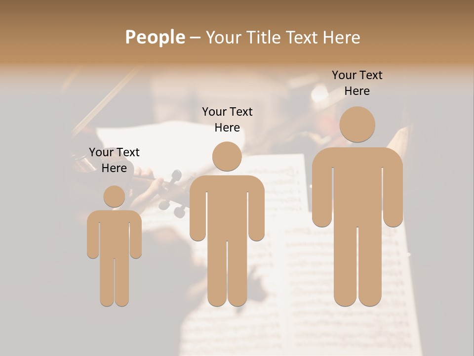 Professional Occupation Violinist Classical Concert PowerPoint Template