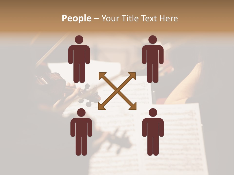 Professional Occupation Violinist Classical Concert PowerPoint Template