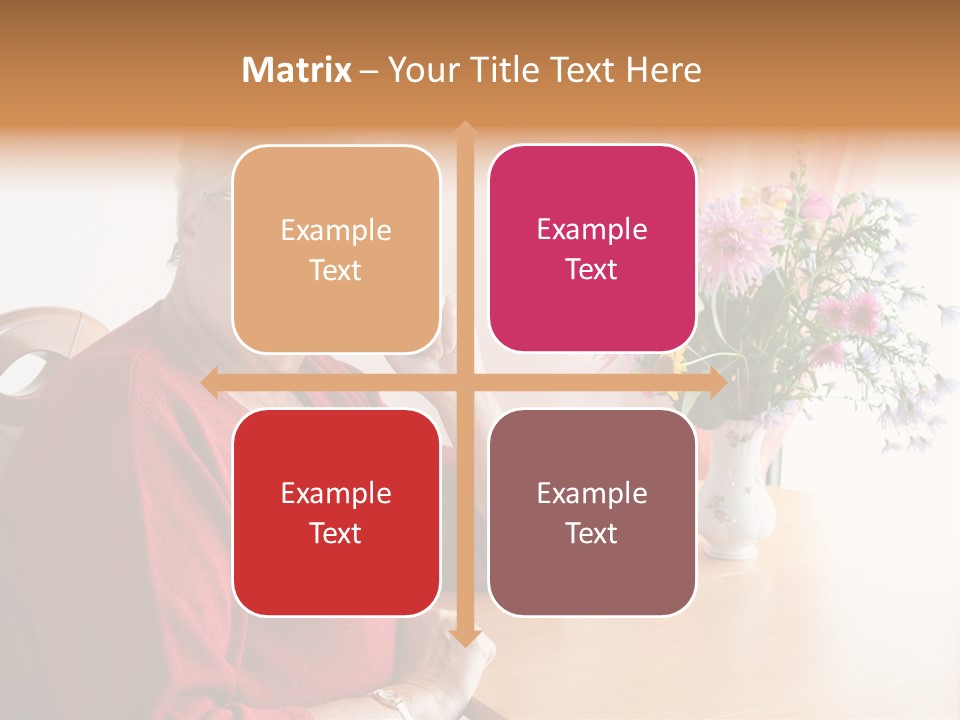 Granny Happiness Pensioner PowerPoint Template