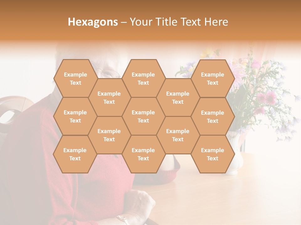 Granny Happiness Pensioner PowerPoint Template