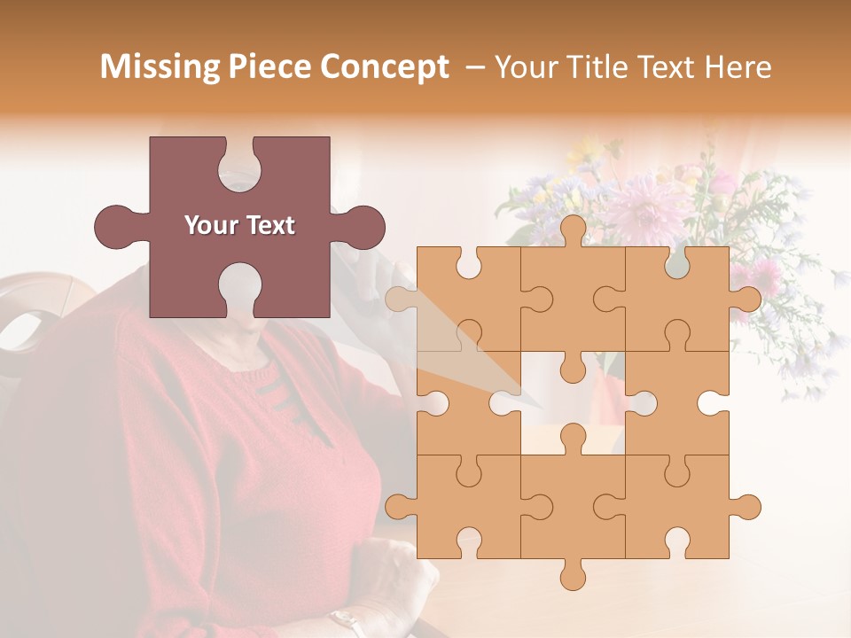 Granny Happiness Pensioner PowerPoint Template