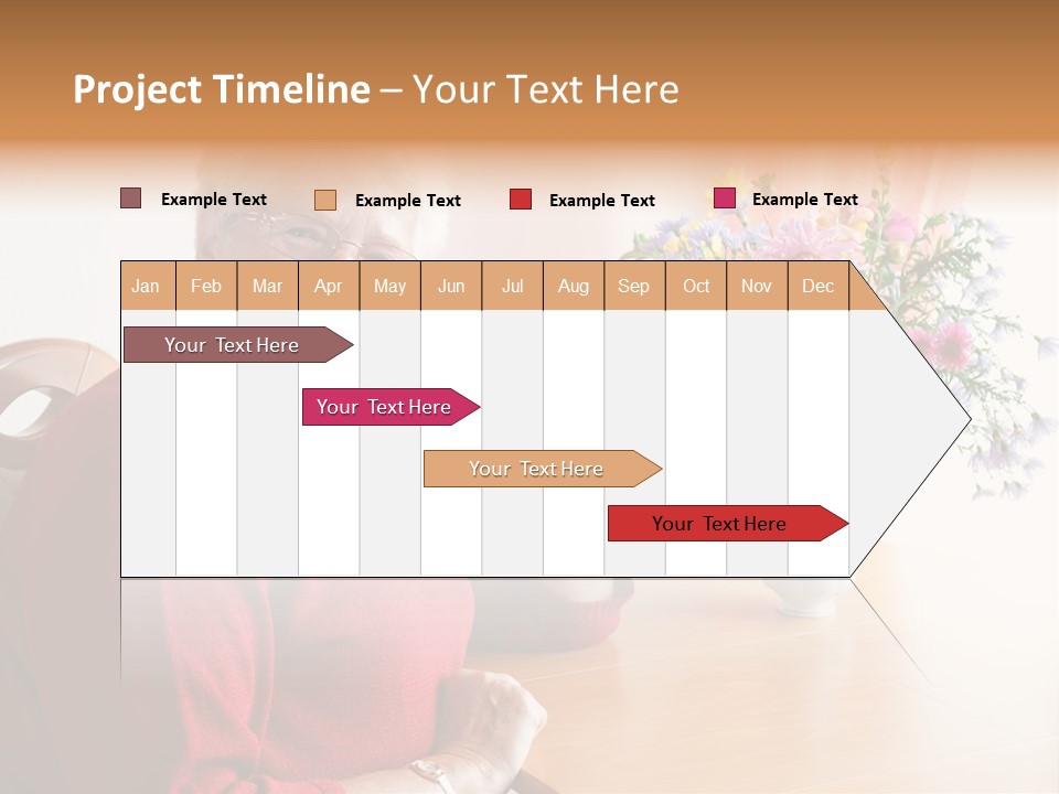 Granny Happiness Pensioner PowerPoint Template