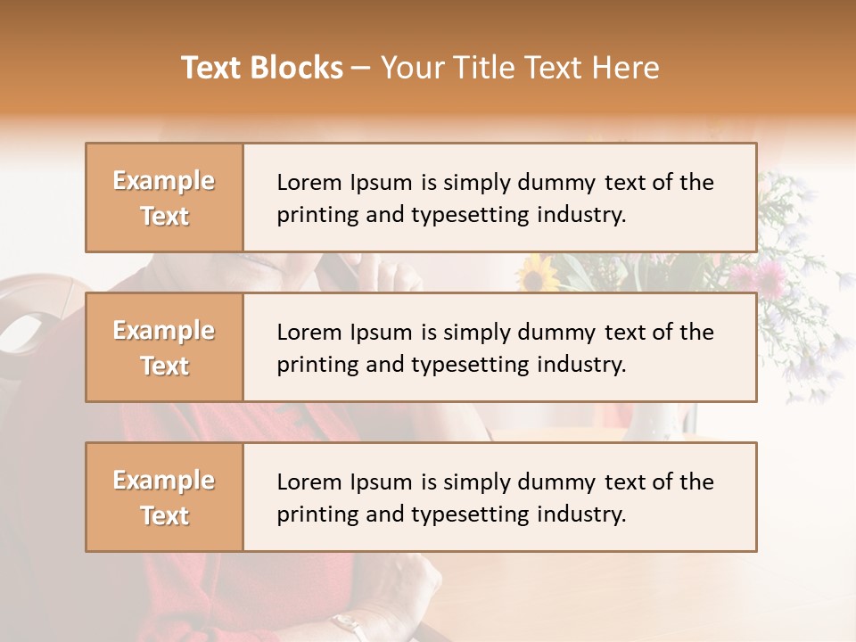 Granny Happiness Pensioner PowerPoint Template