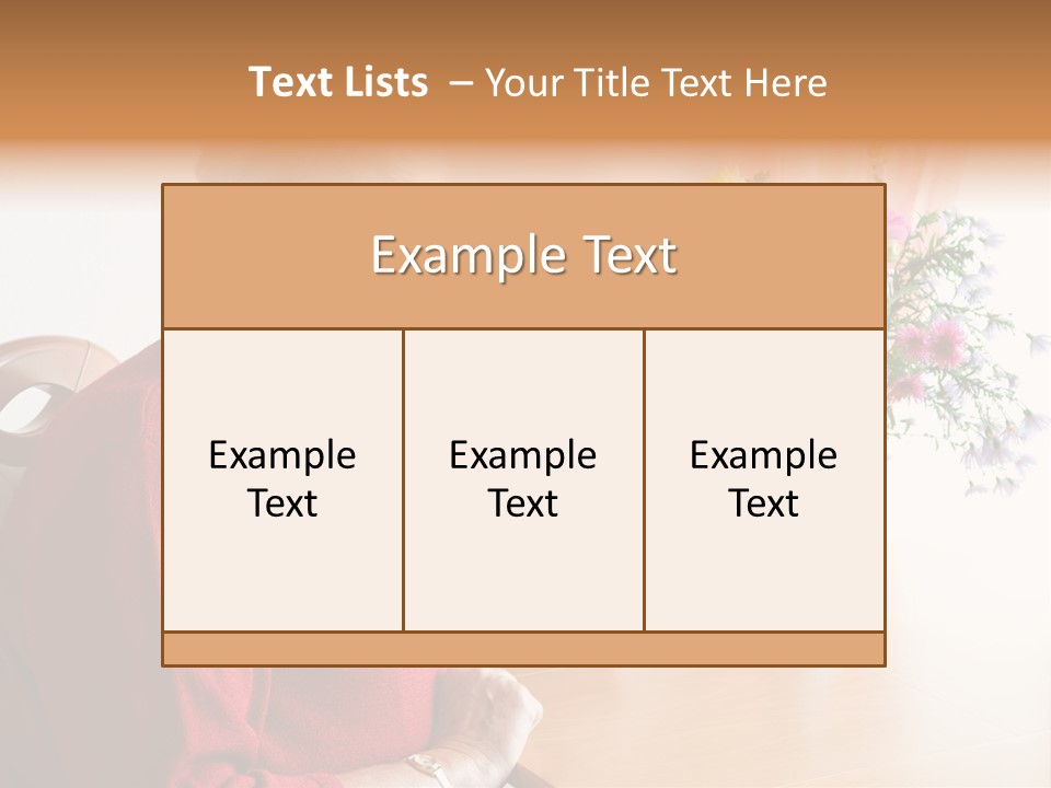 Granny Happiness Pensioner PowerPoint Template