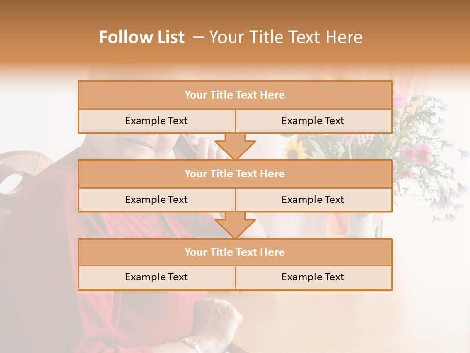 Granny Happiness Pensioner PowerPoint Template