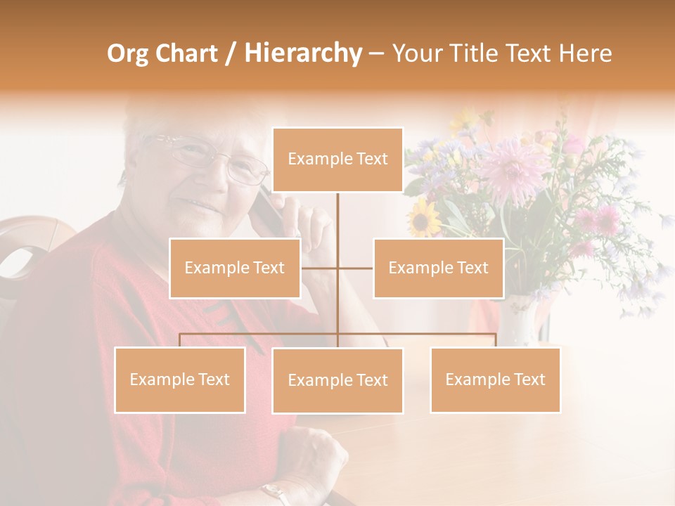 Granny Happiness Pensioner PowerPoint Template