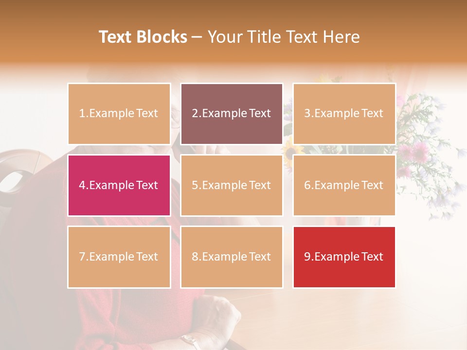 Granny Happiness Pensioner PowerPoint Template