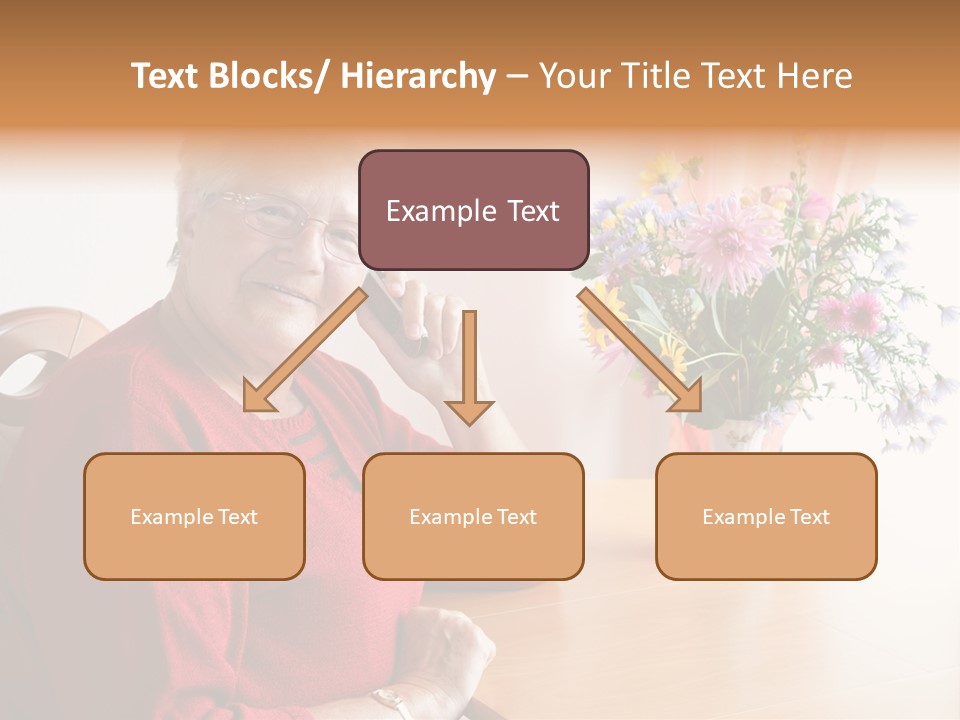 Granny Happiness Pensioner PowerPoint Template