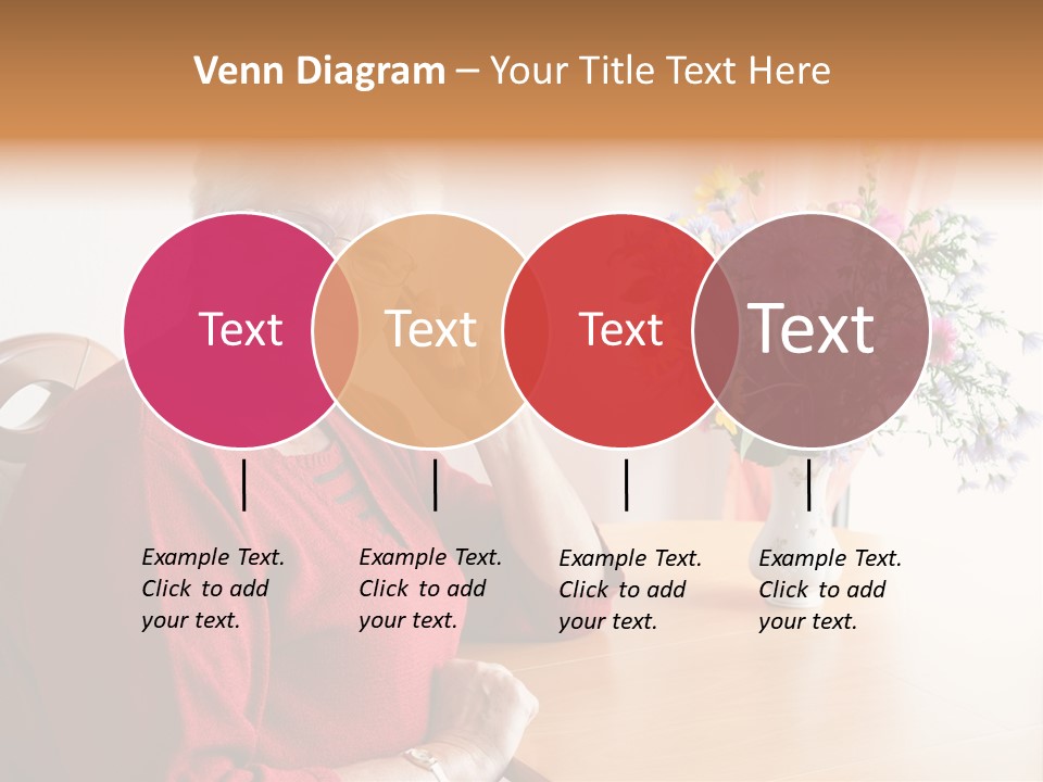Granny Happiness Pensioner PowerPoint Template