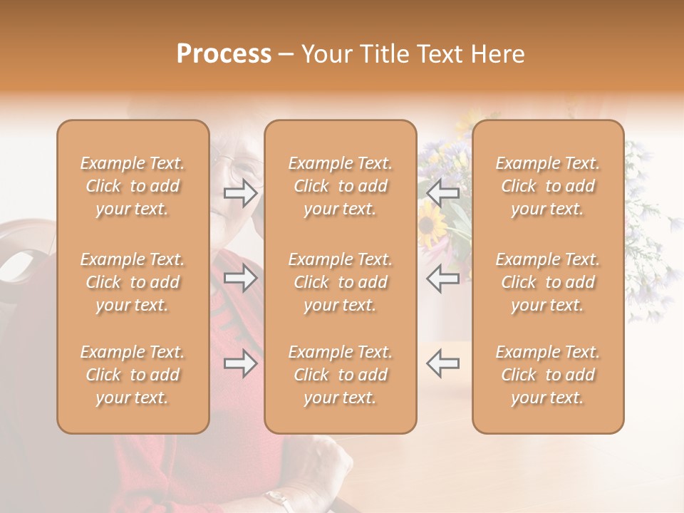 Granny Happiness Pensioner PowerPoint Template